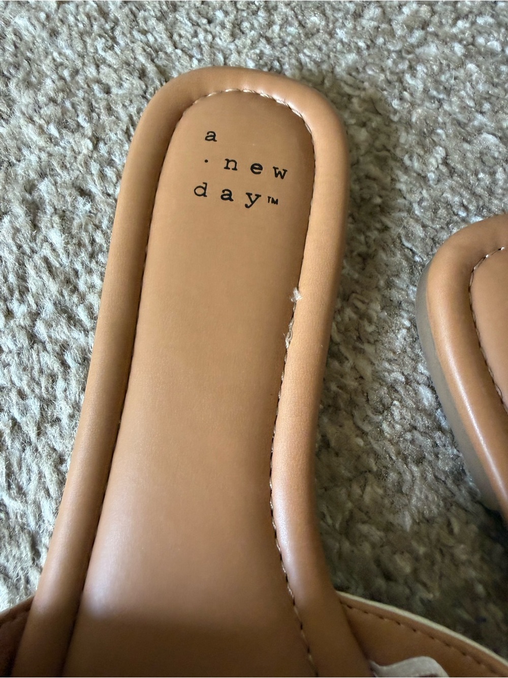 a new day Cream Sandals with Gold Buckle - Picture 2 of 5